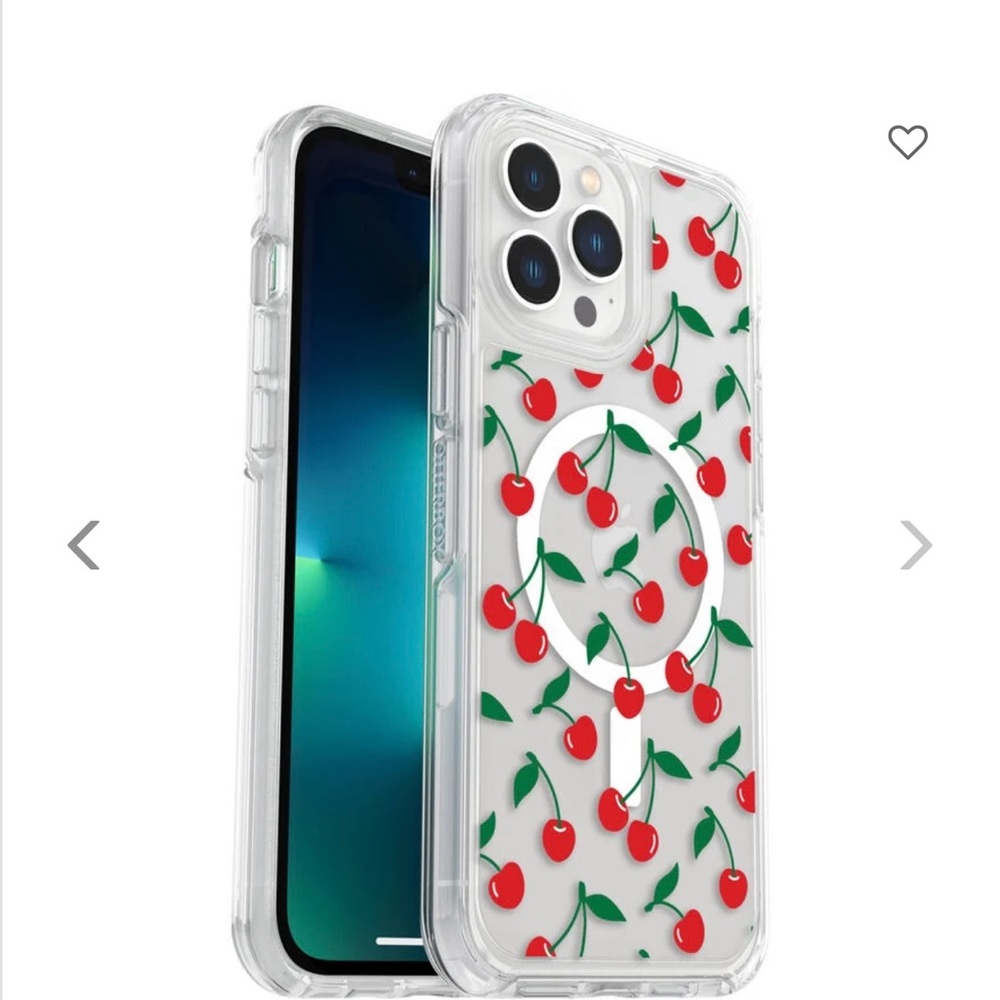 Cherry On Top (Red / Clear) otter box phone case for iPhone 12/13 Pro max